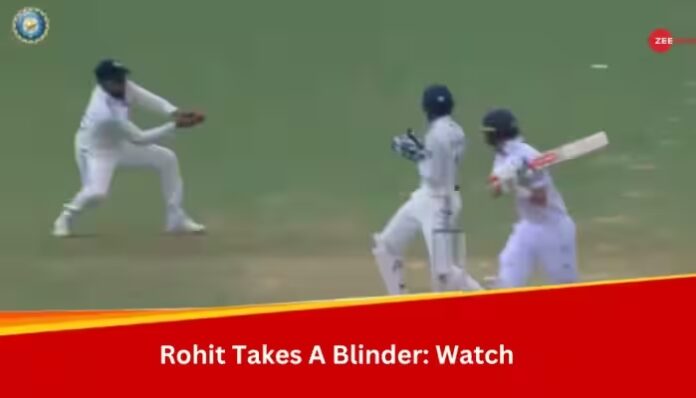 Rohit Sharma Takes Blinder Of A Catch, In Just 0.45 Seconds, At Slips To Dismiss Ollie Pope During IND vs ENG 2nd Test