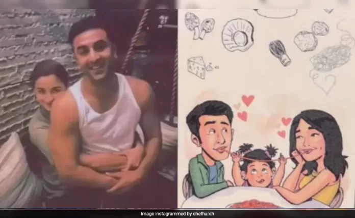 Viral: Alia Bhatt And Ranbir Kapoor's Anniversary Menu Complete With Doodle Of Raha